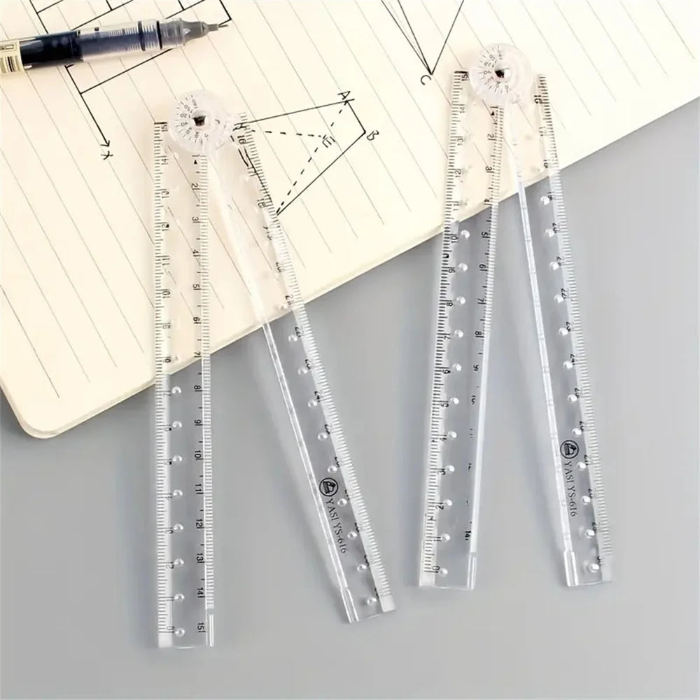 Folding Acrylic Ruler with Clear Markings