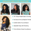 Burmese Curly Half Wig with Drawstring Closure