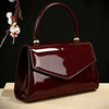 Vintage-Inspired Glossy Evening Handbag