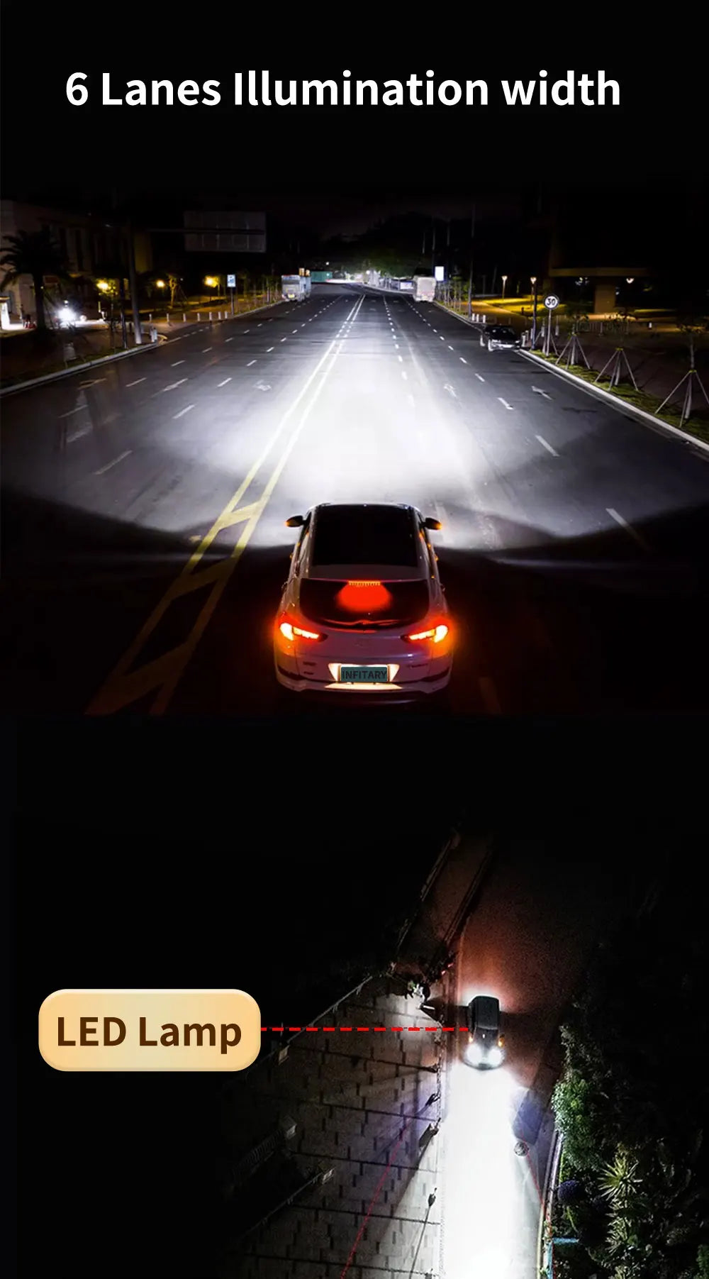 Super Bright LED Headlight Bulbs – 6500K Cool White, Plug-and-Play