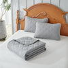 Lightweight Quilted Bedspread Set with Cloud Pattern