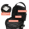 Oxford Sling Bag for Men with Zippered Phone Pocket