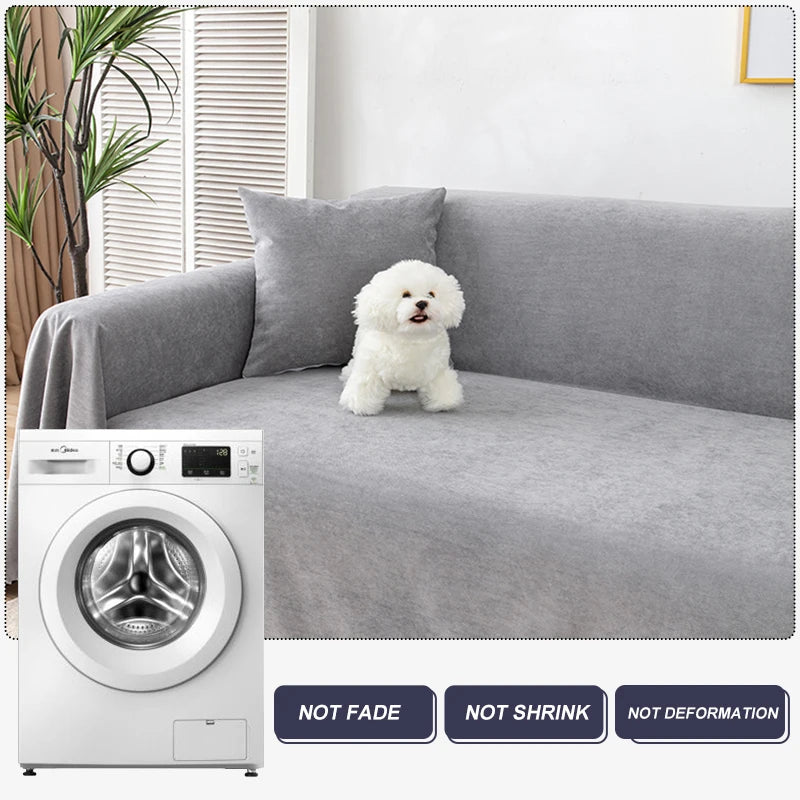 Waterproof Sofa Cover with Anti-Scratch Protection