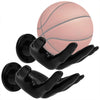 Wall-Mounted Basketball Display and Storage Rack