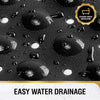 Extra Long Non-Slip Bathtub Mat with Suction Cups & Drain Holes