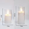 Set of 3 LED Flameless Candles with Remote and Timer