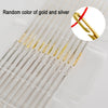 Self-Threading Stainless Steel Sewing Needles (12-Pack)
