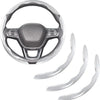 Carbon Fiber & Leather Steering Wheel Cover