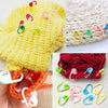 Colorful Locking Stitch Markers for Knitting & Crochet