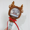 A plush cover shaped like a deer head with antlers, designed to fit an official light stick.
