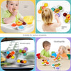 Suction Cup Spinning Bath Toys for Babies (Set of 3)