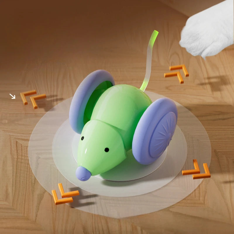 Rechargeable Automatic Cat Teaser Mouse