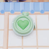 Pastel Heart-Shaped Retractable Tape Measure