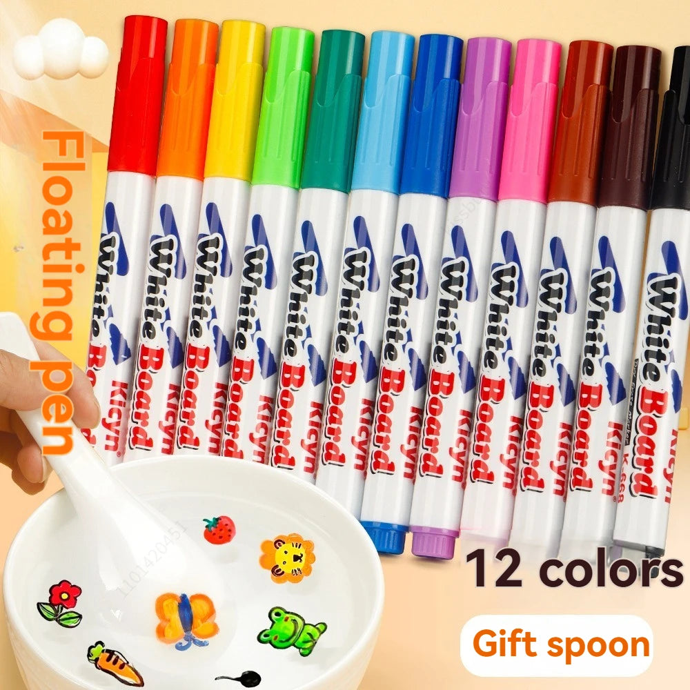 Erasable Whiteboard Markers for Glass, Ceramics & Office