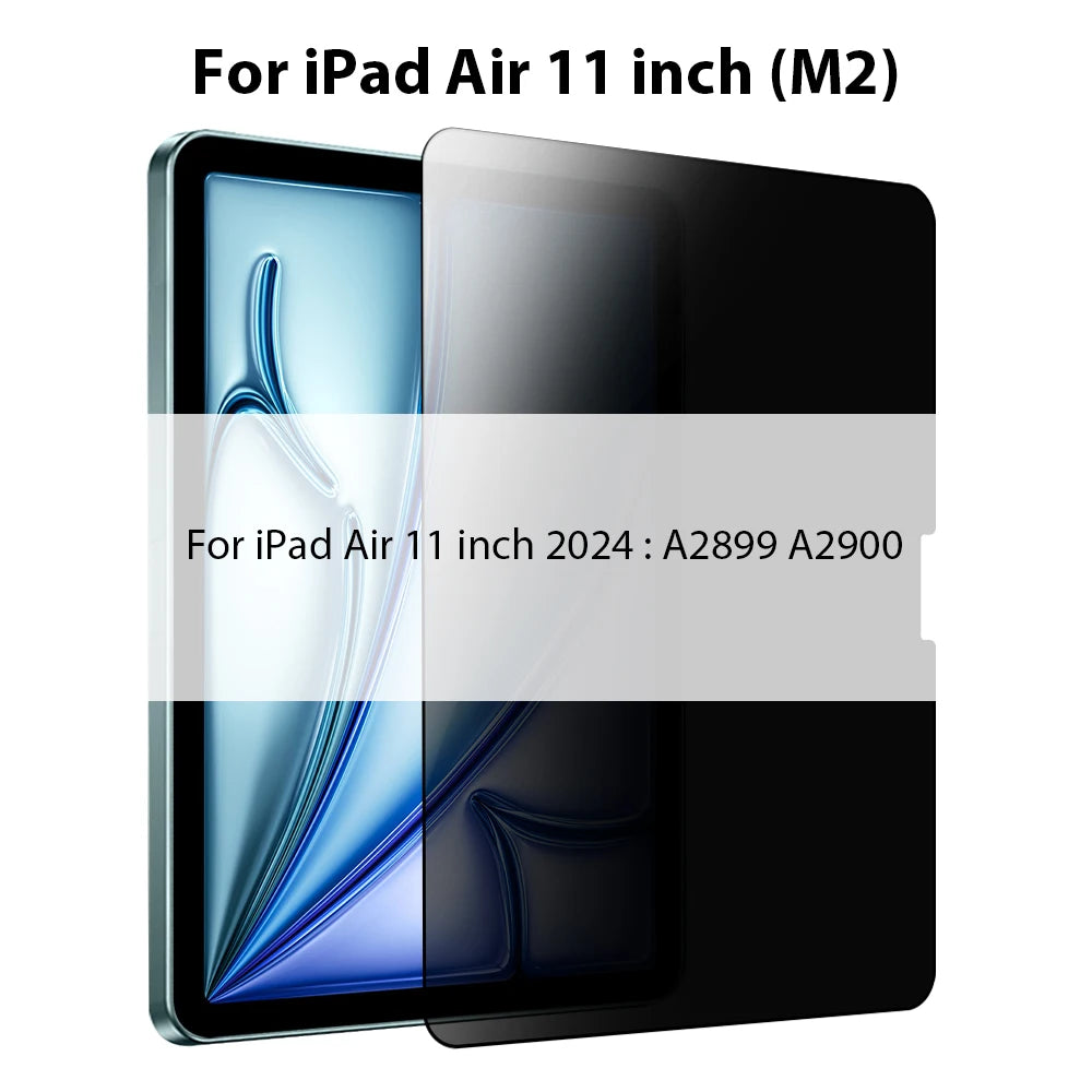Privacy Shield Tempered Glass Screen Protector for iPad