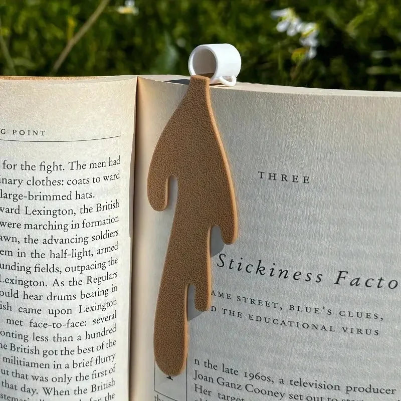 Creative Coffee Cup Bookmark for Book Lovers