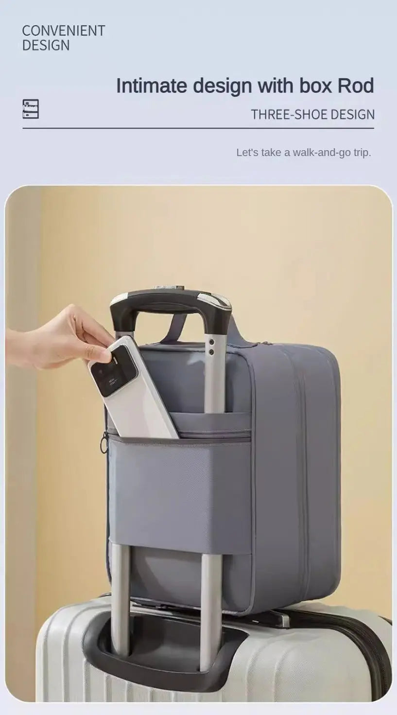 Waterproof Travel Shoe Storage Bag with Mesh Window