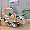 Printed Recliner Cover with Side Pocket — 4-Piece Set