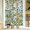 Green Vine Window Privacy Film – Static Cling Decorative Glass Cover