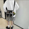 Harajuku Nylon Crossbody Bag with Adjustable Strap