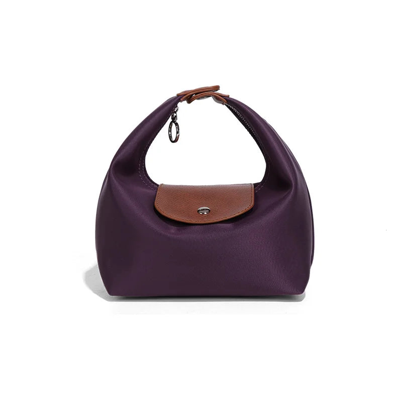 Waterproof Nylon Crossbody Bag with Two Detachable Straps