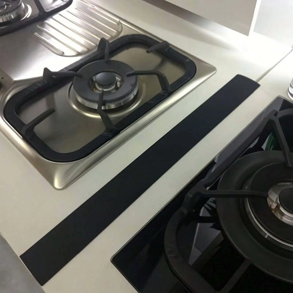 Kitchen Gas Stove Gap Sealing Strip - Silicone Anti-Grease Protector