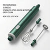 Rechargeable Electric Milk Frother & Handheld Mixer