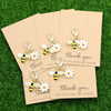 Cute Ladybug Daisy Keychain Charm