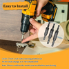 Self-Centering Hinge Drill Bit Set
