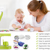 DIY Pin Button Maker Machine Kit with 100 Button Parts and Circle Cutter