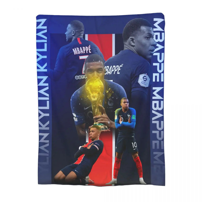 Manta de Fútbol para Fans de Mbappé