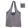 Foldable Nylon Reusable Shopping Bag with Floral Print