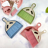 Compact Desktop Broom and Dustpan Set