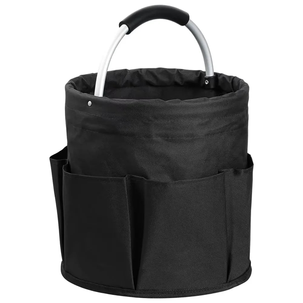 Foldable 17L Storage Organizer Basket with Carry Handle