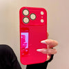Slim Shockproof Hard Case for iPhone with Tempered Glass Lens Protector