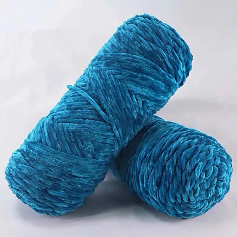 Soft Chenille Yarn for Knitting and Crochet