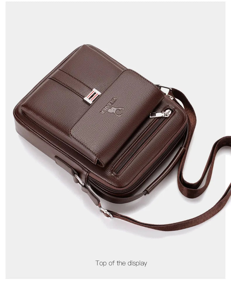 Vintage Waterproof Crossbody Messenger Bag for Men