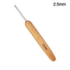 Bamboo Handle Crochet Hook Set with Ergonomic Grip