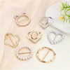 Crystal Rhinestone Scarf Ring Clip for Shirts and Scarves