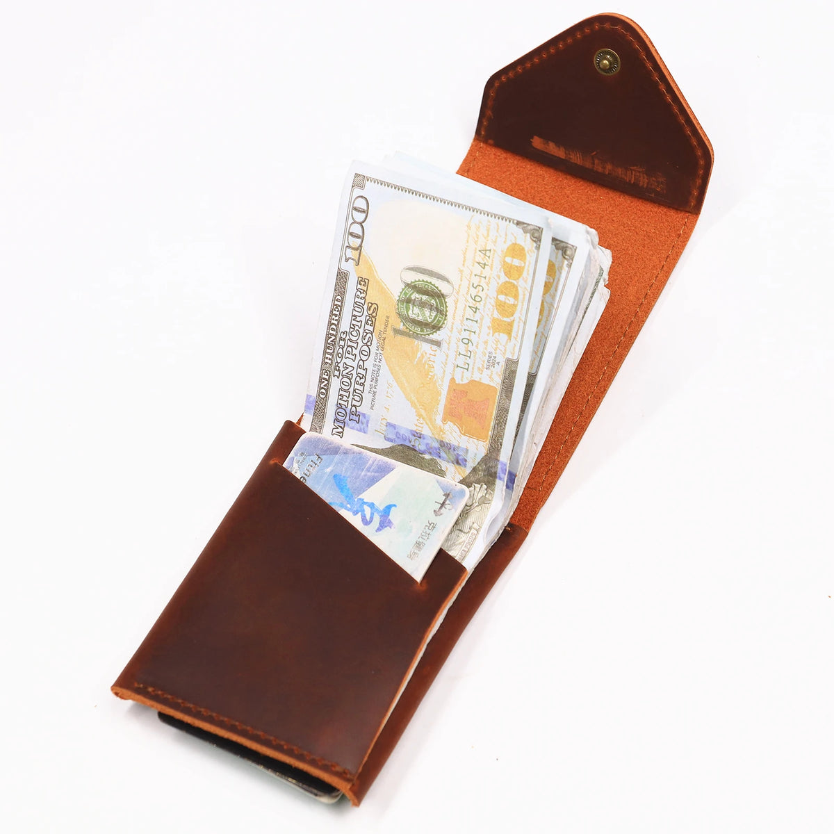 Slim Full-Grain Leather Wallet for Men