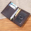 Vintage Slim Leather Card Holder Wallet for Men