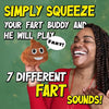 Funny Poop Plush Toy with Fart Sounds