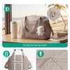 Expandable Travel Duffle Bag with TSA Toiletry Kit