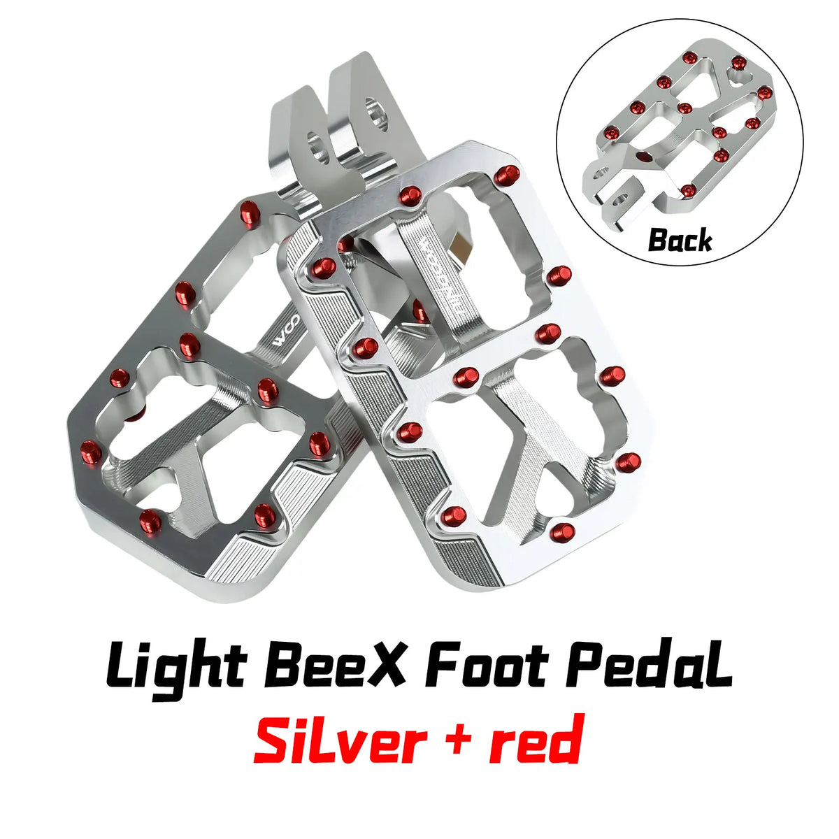 Durable Aluminum Footpegs with Pedal Bracket for Electric Dirt Bikes