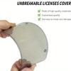 Durable License Plate Frame with Screw Cap Kit