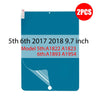 Two paper-feel matte screen protectors for iPad, model numbers A1822 and A1893.