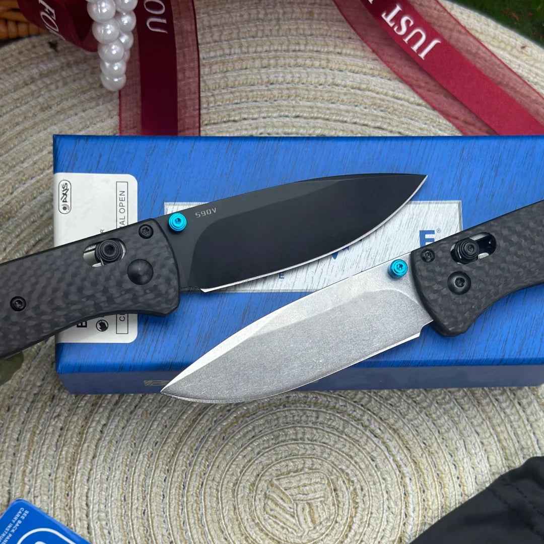 Premium S90V Steel Folding Knife with Carbon Fiber Handle
