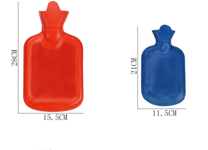 Classic Rubber Hot Water Bottle with Soft Cover