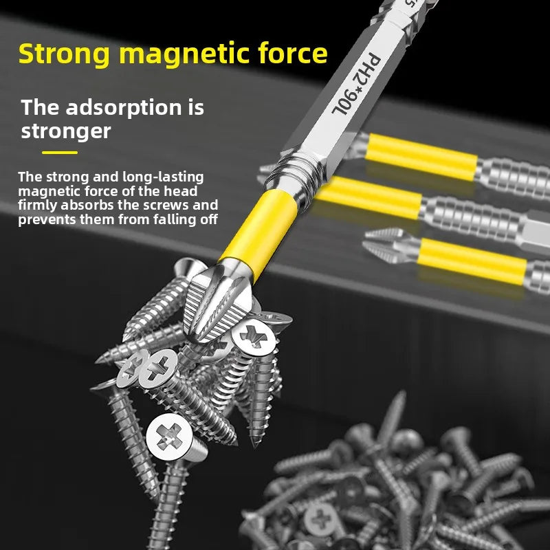 High-Torque Magnetic Screwdriver Set with Non-Slip Grip