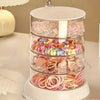 Rotating Jewelry Organizer with Clear Display Tiers